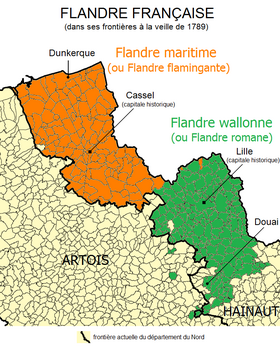 Localização de Flandres francesa