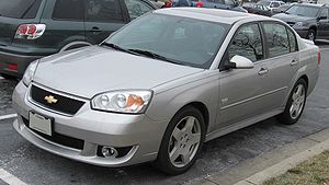 2006-2007 Chevrolet Malibu SS photographed in USA.