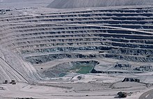 An open-pit Copper mine