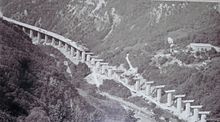 The construction of one of the many viaducts of the Autostrada A22 in the 1970s Costruzione A22.JPG