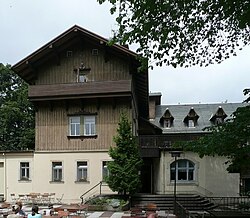 Horská restaurace na hoře Großer Winterberg