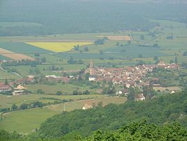 A general view of Étrigny