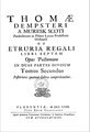 De Etruria Regali Libri VII, 1623