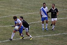 Match entre la Bretagne et la Galice, le 11 août 2013 à Lorient.