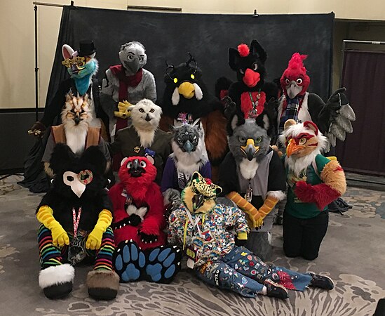 Fursuits with beaks Image: Nicholas Moreau.