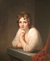 "FGirl at a Window (Rosalba Peale)" (1846)