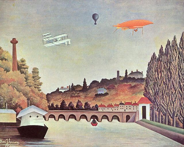 Vue de Pont de Sèvres, por Henri Rousseau (1908)