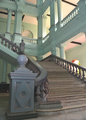 Lobby staircase in 2012