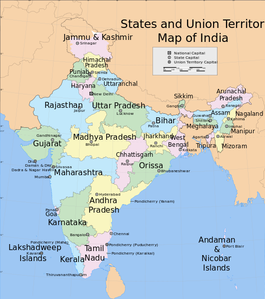 File:India states and union territories map.svg