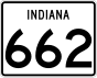 State Road 662 marker