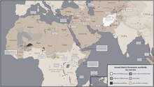 Territorial presence of jihadist groups and overview of the situation in each region Jihadist groups overview.png