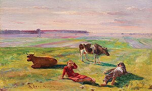 Pastuszkowie na pastwisku (1923)