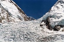 The Khumbu Icefall in 2005 KhumbuIcefall.jpg