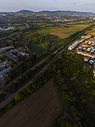 Verlauf des Krätten­bachs in Rommels­hausen