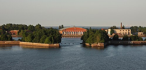 The south-eastern end of Kotlin Island.