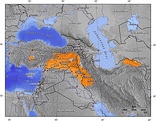 Zones habitées par des Kurdes