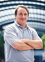 Linus Torvalds - creator of the Linux kernel.