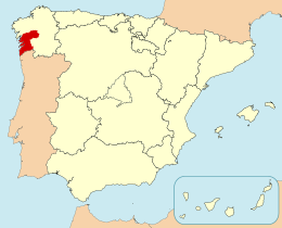Provincia di Pontevedra – Localizzazione