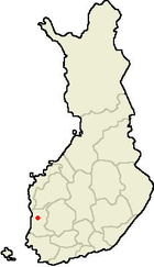 Localisation de Pomarkku en Finlande