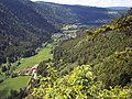 Lac de Longemer et vallée de la Vologne.