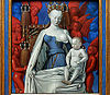 Jean Fouquet's Madonna Surrounded by Seraphim and Cherubim (modeled on Agnès Sorel)