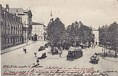 NANCY - Temple Protestant et Place St-Jean