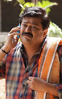 Mandya Ramesh During the shoot of Ishtakamya.jpg