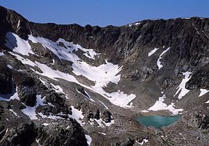 Der Petersen Glacier mit dem Mica Lake