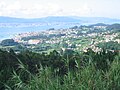 Vista de Moaña platja.