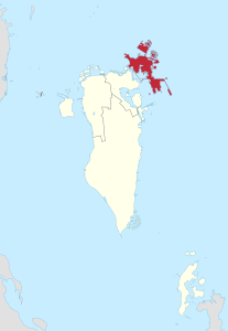 Governatorato di Muharraq – Localizzazione