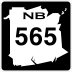 Route 565 marker
