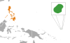 Location map for Nauru and the Philippines.