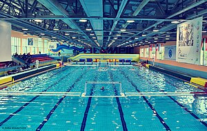 The swimming pool called Olympic (Georgia, Isa...