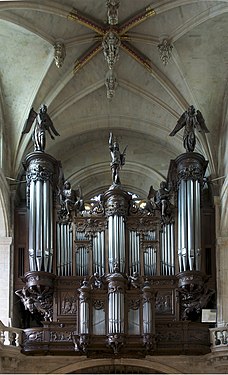 Orgue de tribune de l'église Saint-Étienne-du-Mont de Paris