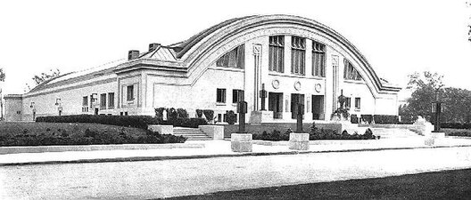 Patten Gymnasium de l'université Northwestern en 1908 (aujourd’hui démoli)