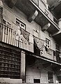 Pavlače domu, historické foto z druhé poloviny 20. století