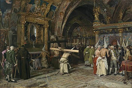 圣方济各圣殿的忏悔者，1874年，收藏于普拉多博物馆