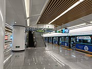往贺韶站站台 (2022年8月)