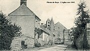 Carte postale de l'église avant 1914.