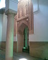 L'entrée de la chambre du Mihrab à la chambre des douze colonnes.