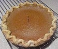 Pumpkin Pie with Cinnamon Crust.