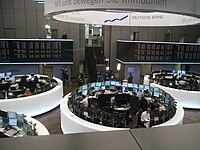 Interior da Deutsche Börse