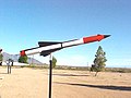 于白沙飞弹靶场博物馆展示的罗兰飞弹。