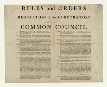 Rules and orders for the regulation of the corporation when met in Common Council, Philadelphia, c. 1800-1809 Rules and orders for the regulation of the corporation when met in Common Council, Philadelphia, circa 1800-1809.png
