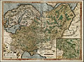 Карта Восточной Европы, Меркатор, 1595 г.