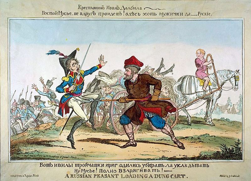 File:Russian peasant in 1812 British Caricature.jpg