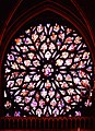 The rose window from Sainte-Chapelle, 15th c.