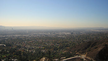 A view of the San Fernando Valley in Los Angel...