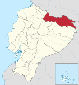 Provincia di Sucumbíos – Localizzazione