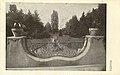 View from the garden terrace of the manor house, picture postcard, before 1913